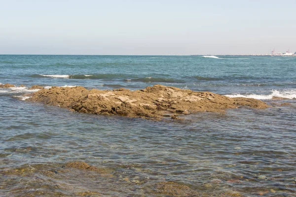 Pobřeží Atlantského Oceánu Casablanca Maroko — Stock fotografie