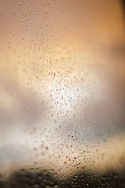 Csepp Eső Ablaküveg Nedves Háttér — Stock Fotó