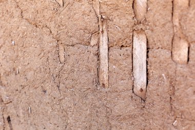 Kırmızı kerpiç duvar arka plan olarak. Görüntü kadar kapalı. Rustik tarzı.