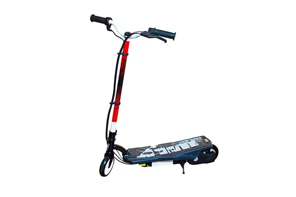 Red Small Electric Scooter Isolated — Stock Photo, Image