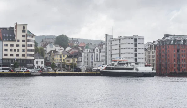 Bergen Jule Quay Morza Północnego Jule 2017 Bergen Norwegia — Zdjęcie stockowe