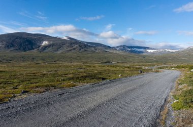 Dağ manzarası Jotunheimen Milli Parkı, Norveç