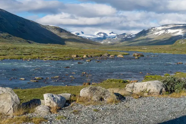 Berglandschaft Nationalpark Jotunheimen Norwegen — Stockfoto