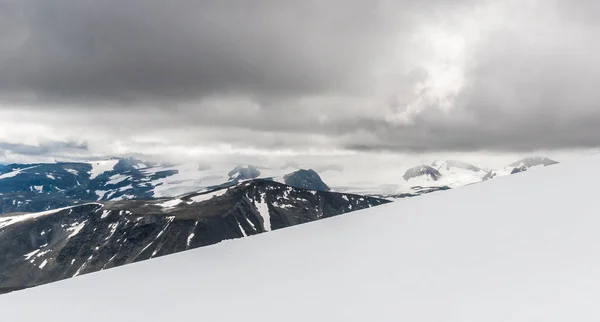 Vista Dalla Cima Del Monte Glitterthind Parco Nazionale Jotunheimen Norvegia — Foto Stock