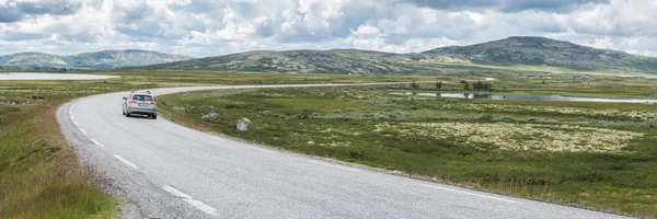 Trasa Turystyczna Narodowego Rondane Latem Norwegia Panoramy — Zdjęcie stockowe