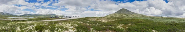 Ruta Turística Nacional Rondane Verano Noruega Panorama —  Fotos de Stock