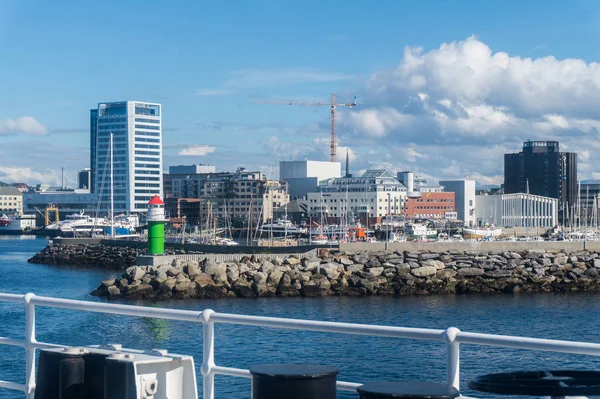 Vista Dal Traghetto Bodo Contea Nordland Norvegia — Foto Stock