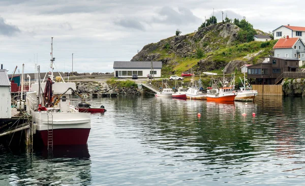 Traditional fishing village in the Lofoten archipelago, Nordland county, Norway. National Tourist Route Lofoten