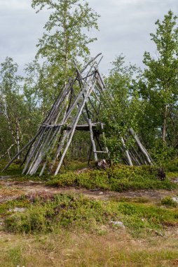 Sami Abisko Milli Parkı, İsveç'in eski binalar