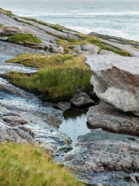 Barents Denizi, Mageroyya Adası, Norveç kayalık bir kıyısında
