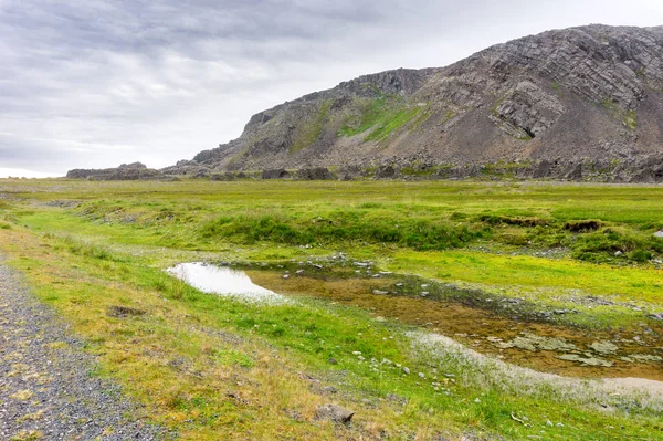 Felslandschaft Entlang Der Nationalen Touristenroute Varanger Finnmark Norwegen — Stockfoto