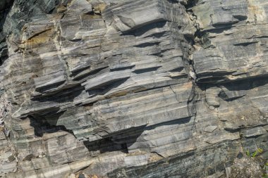 Katmanlı Finnmark, Norveç Mageroya Island buzlu