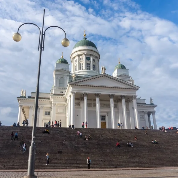 HELSINKI, FINLANDIA - 20 de agosto de 2017: Catedral de Helsinki —  Fotos de Stock