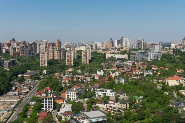 Kiev cityscape with high viewpoint — Stock Photo, Image