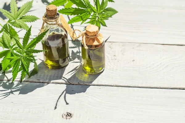 Products from hemp — Stock Photo, Image