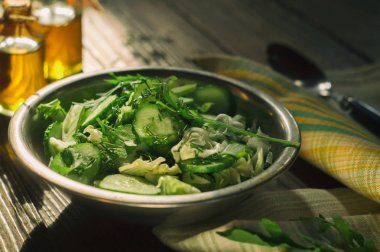 Bitkisel yağ salatası