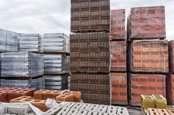 Folded and packed bricks