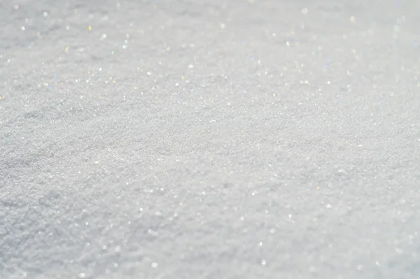 Brillante Schneeoberfläche im Winter — Stockfoto