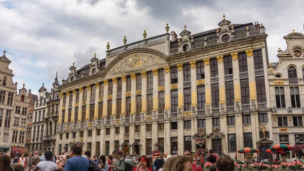 BRUSSELS, BELGIUM - AUGUST 24, 2017: The House of the Dukes of Brabant on the Grand Place — Stock Photo, Image