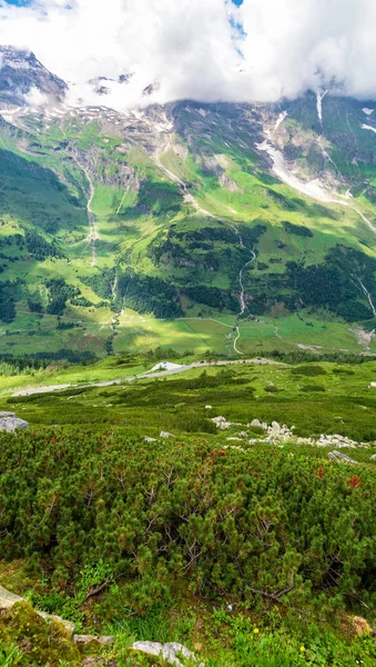 Pintorescas laderas y prados, Grossglockner High Alpine Road, Austria —  Fotos de Stock
