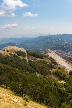 Milli park Lovcen dağ manzarası, Karadağ
