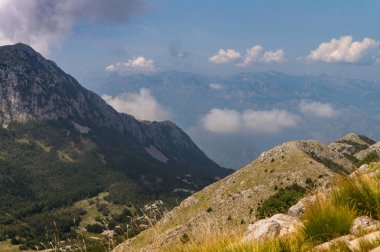 Milli park Lovcen dağ manzarası, Karadağ