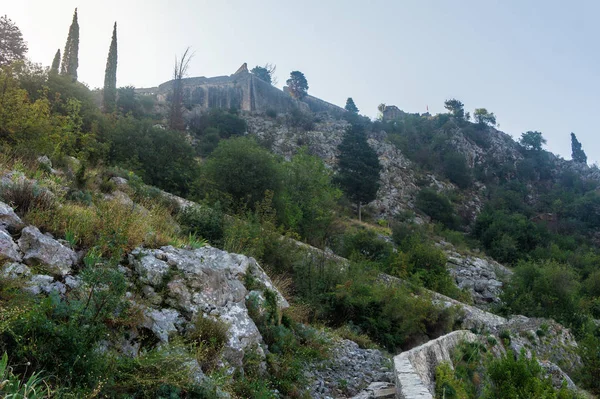 Slottet San Giovanni, St John Fortress, Kotor, Montenegro — Stockfoto