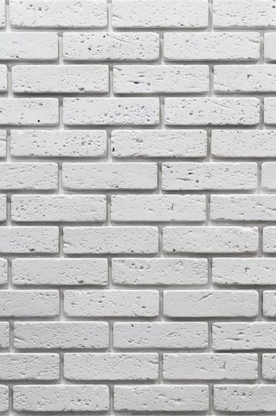 Duvarda beyaz tuğla dokusu
