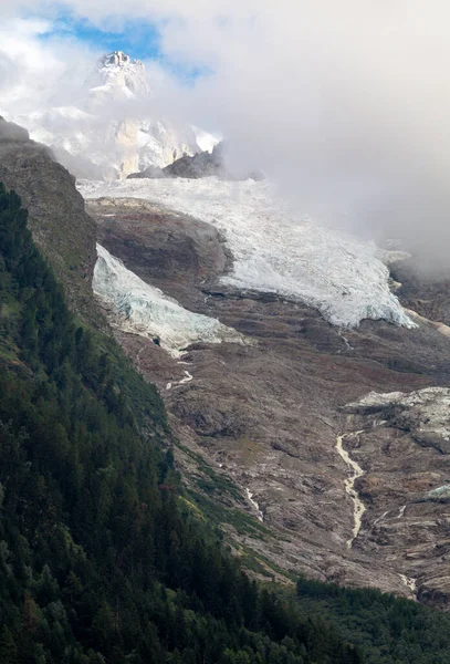 Rocky Mountains Glacier, Chamonix Mont Blanc, Franciaország — Stock Fotó