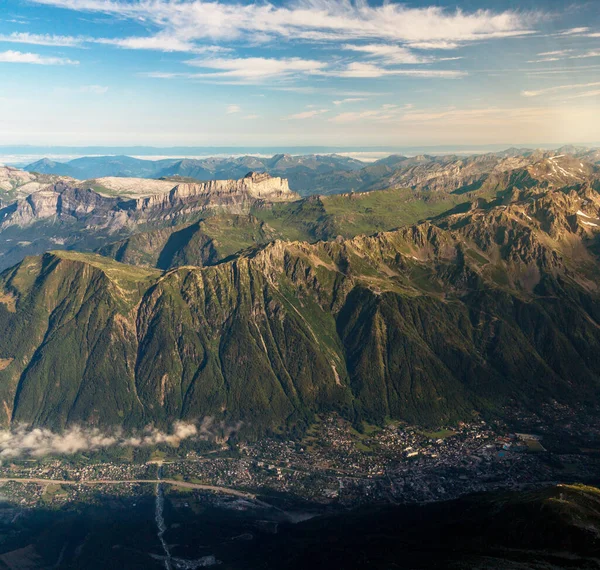 Chamonix Monte Bianco, Francia. Località turistica e sciistica — Foto Stock