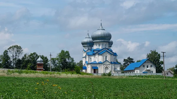 Orthodox Traditional Architecture Church Countryside Ukraine — Stock Photo, Image