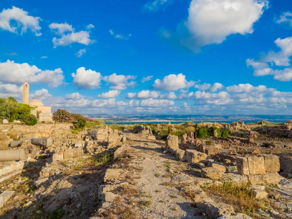 Αρχαία Ρωμαϊκά Ερείπια Τάιρ Λίβανος — Φωτογραφία Αρχείου
