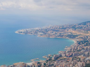 Harissa, Lübnan'ın havadan görünümü 