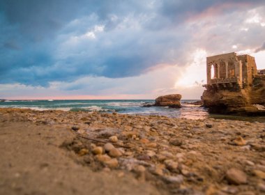 Batroun'da gün batımı, Lübnan 