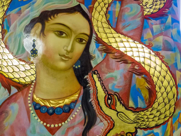 Kasan Russland Juni 2018 Arabische Malerei Tempel Aller Religionen — Stockfoto