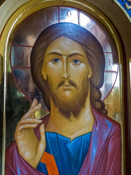 Kazan Rusia Iunie 2018 Pictura Lui Isus Hristos Templul Tuturor — Fotografie, imagine de stoc