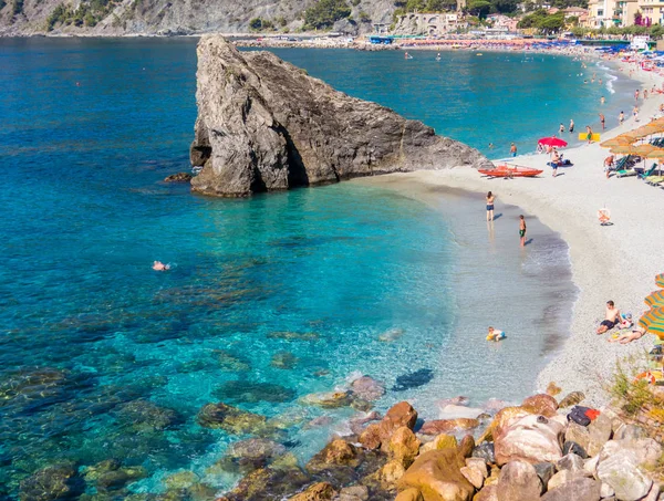 Beach Monterosso, Cinque Terre, İtalya 