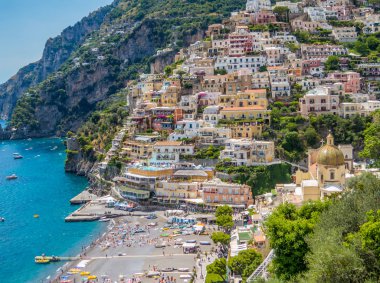 Görünüm Positano, İtalya 