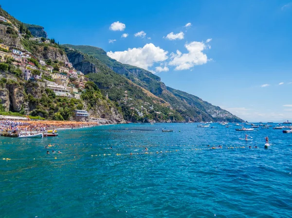 Görünüm Positano Amalfi Coast Talya — Stok fotoğraf