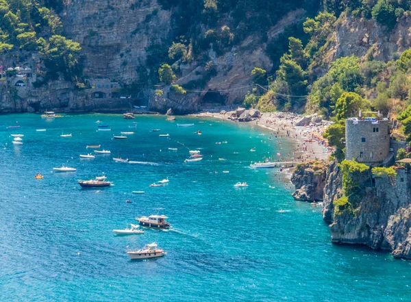 Pohled Positano Amalfi Pobřeží Itálie — Stock fotografie