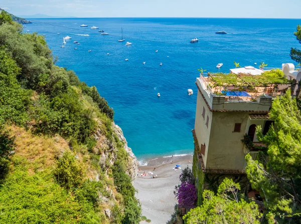 Vista Positano Costa Amalfitana Italia — Foto de Stock