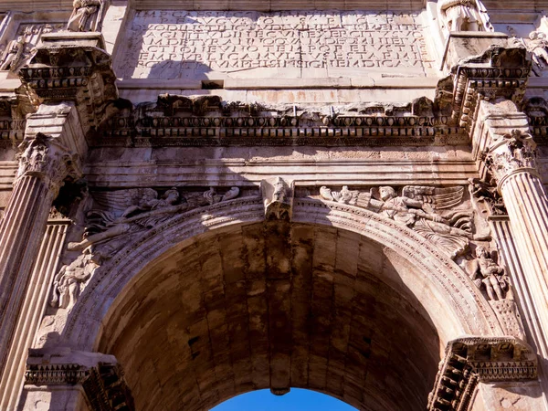 Arch Constantine Rome Italië — Stockfoto
