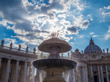 St. Peter Meydanı, Vatikan, Roma, İtalya 