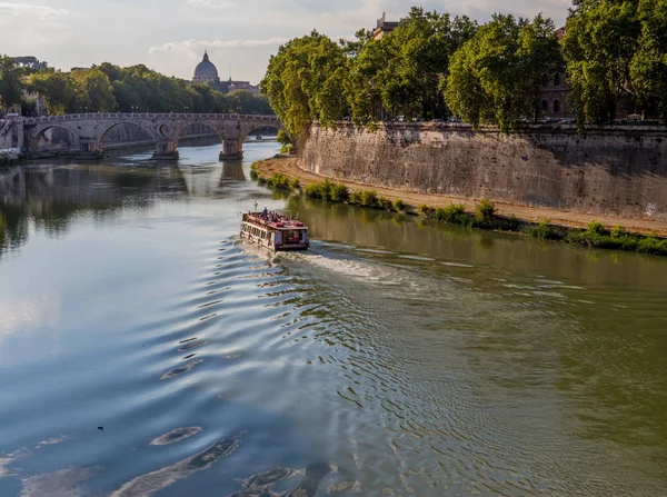 Río Tíber Roma Italia —  Fotos de Stock