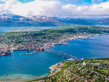 Tromso, Norveç'in yaz manzarası