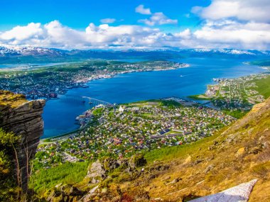 Tromso, Norveç'in yaz manzarası