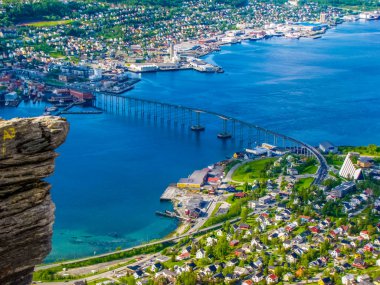 Tromso, Norveç'in yaz manzarası