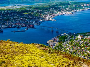 Tromso, Norveç'in yaz manzarası