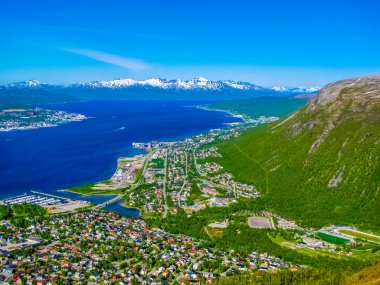 Tromso, Norveç'in yaz manzarası