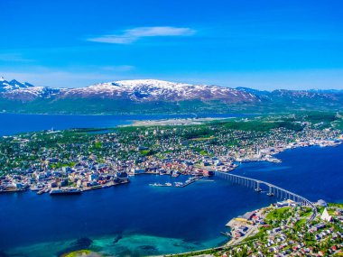 Tromso, Norveç'in yaz manzarası